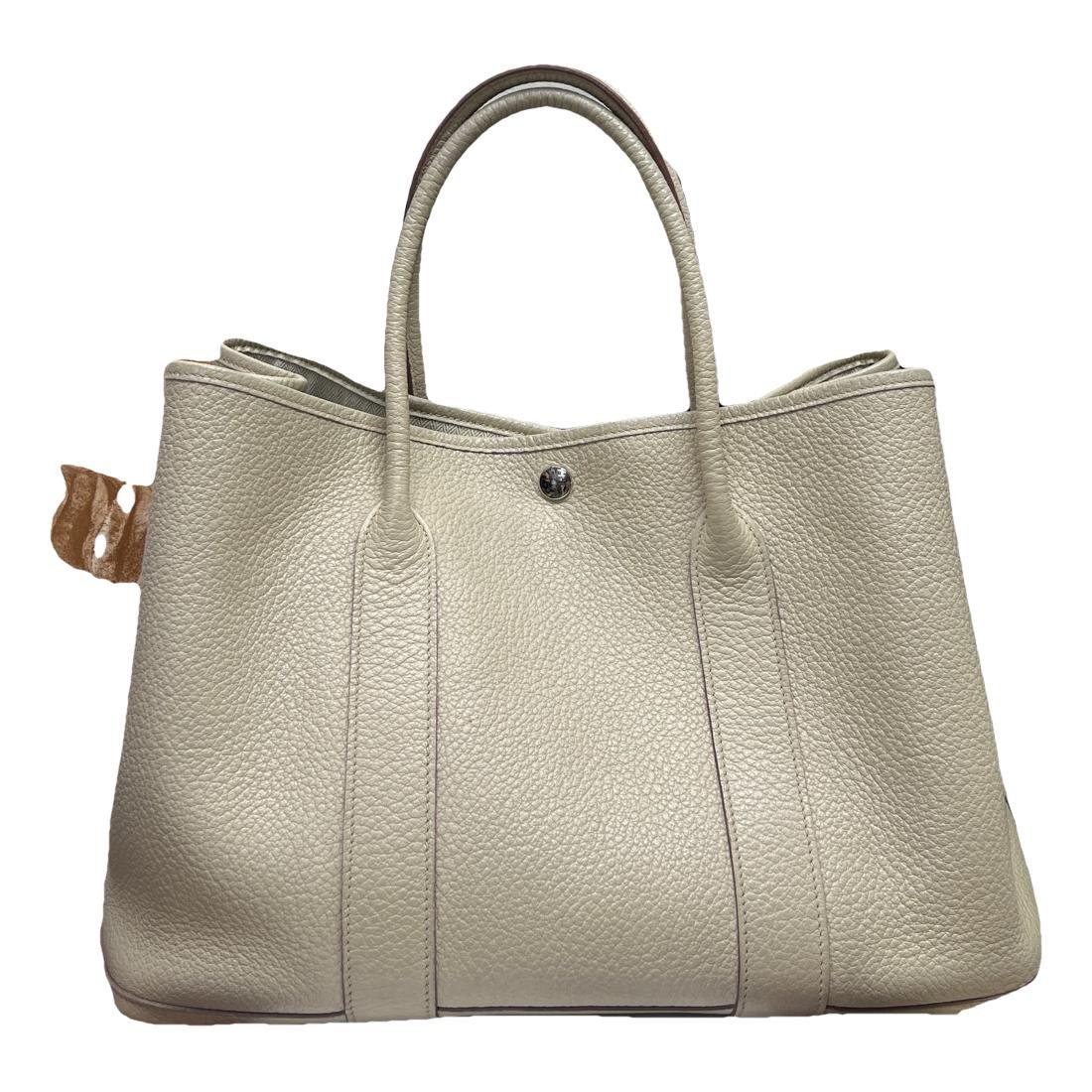 Garden Party leather handbag