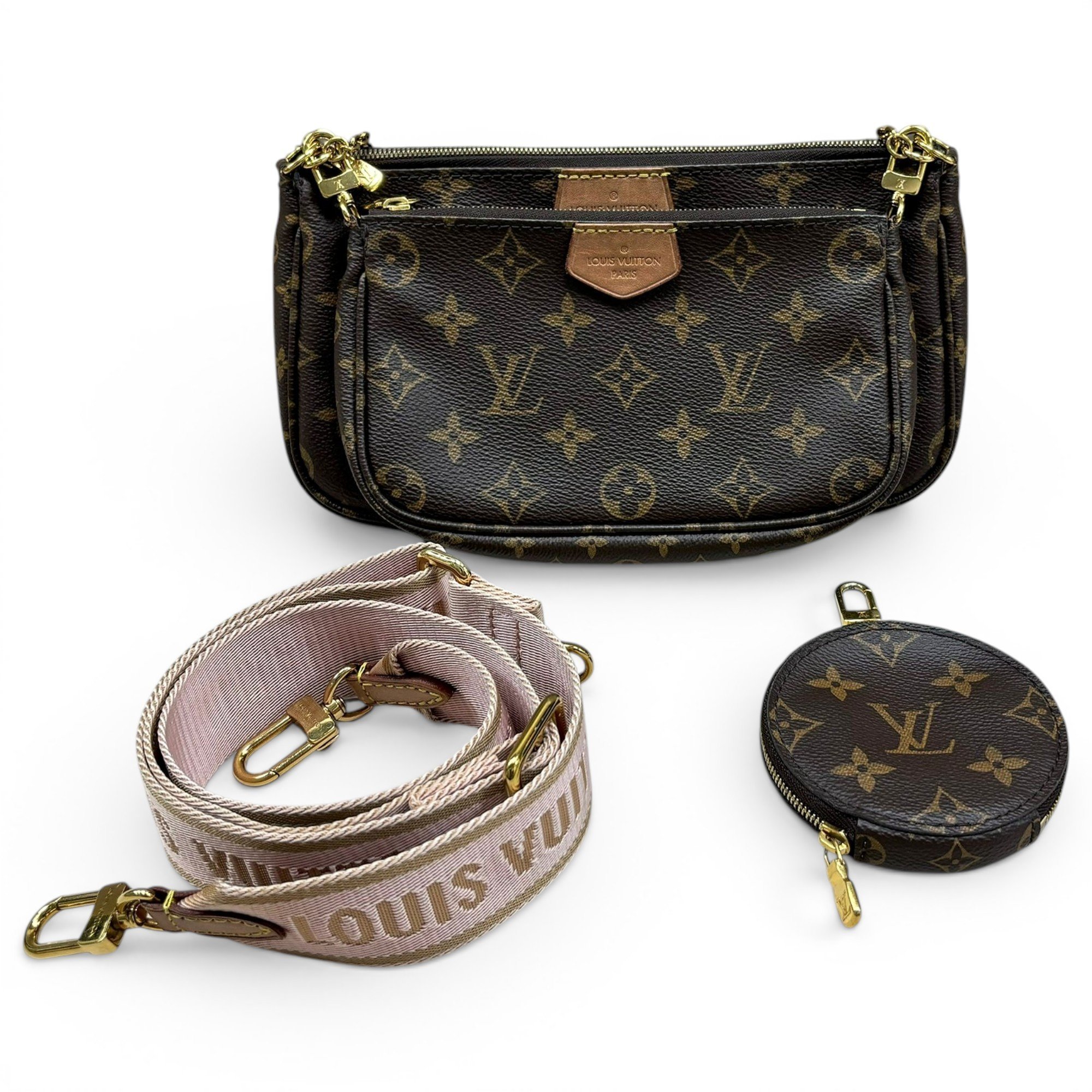 Multi Pochette Accessoires leather handbag