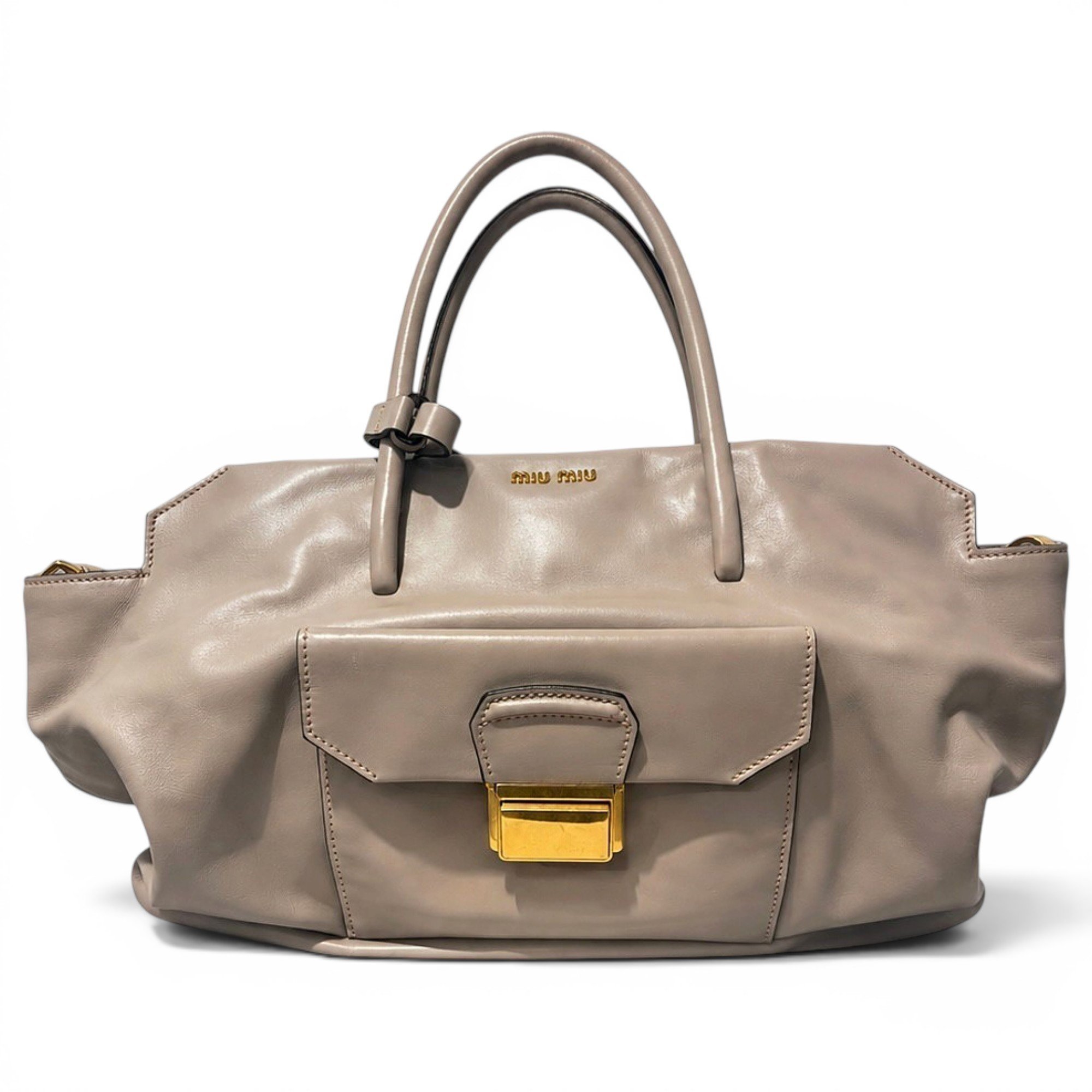 Vitello leather handbag