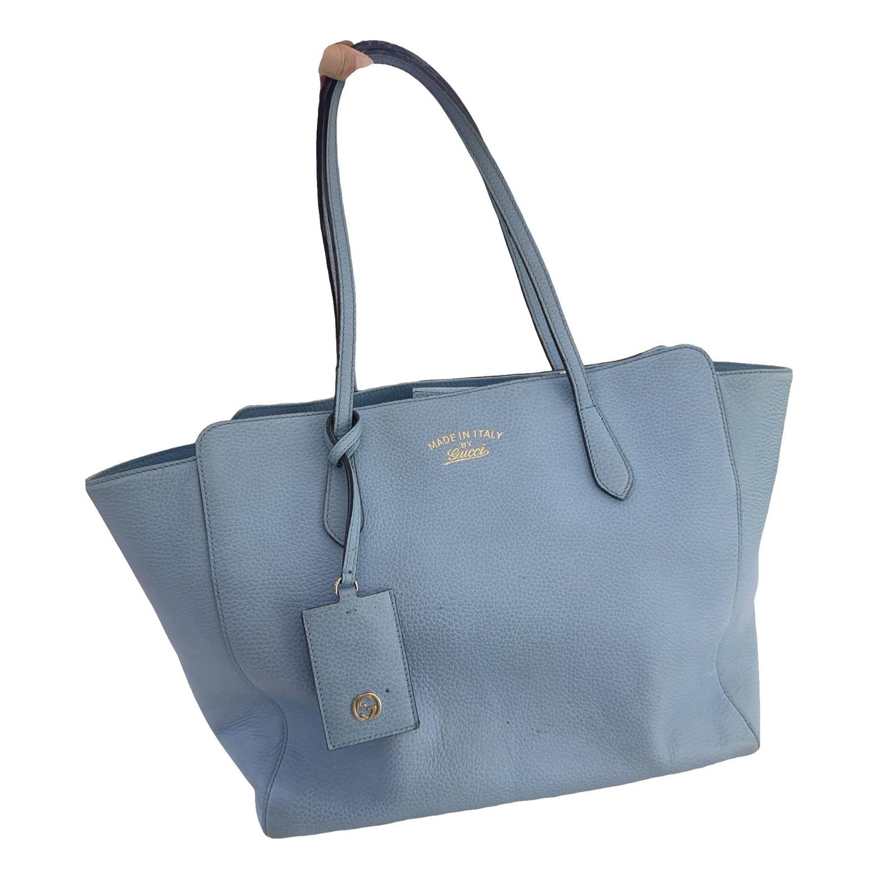 Swing leather handbag