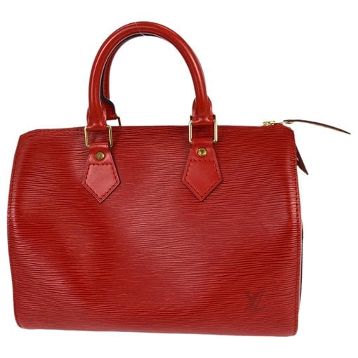 Speedy leather handbag