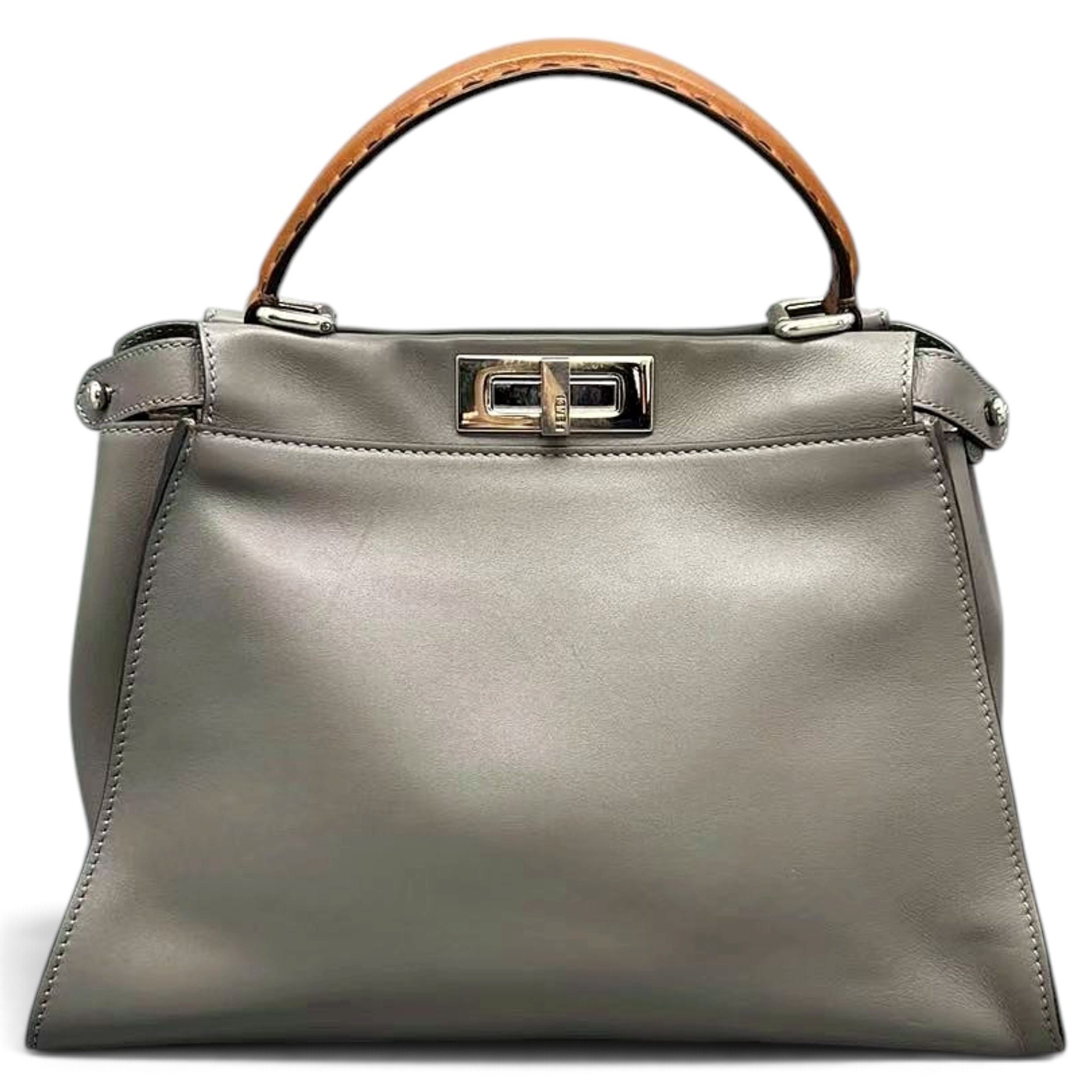 Peekaboo leather handbag