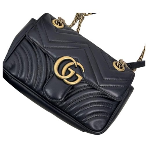 GG Marmont Flap leather crossbody bag