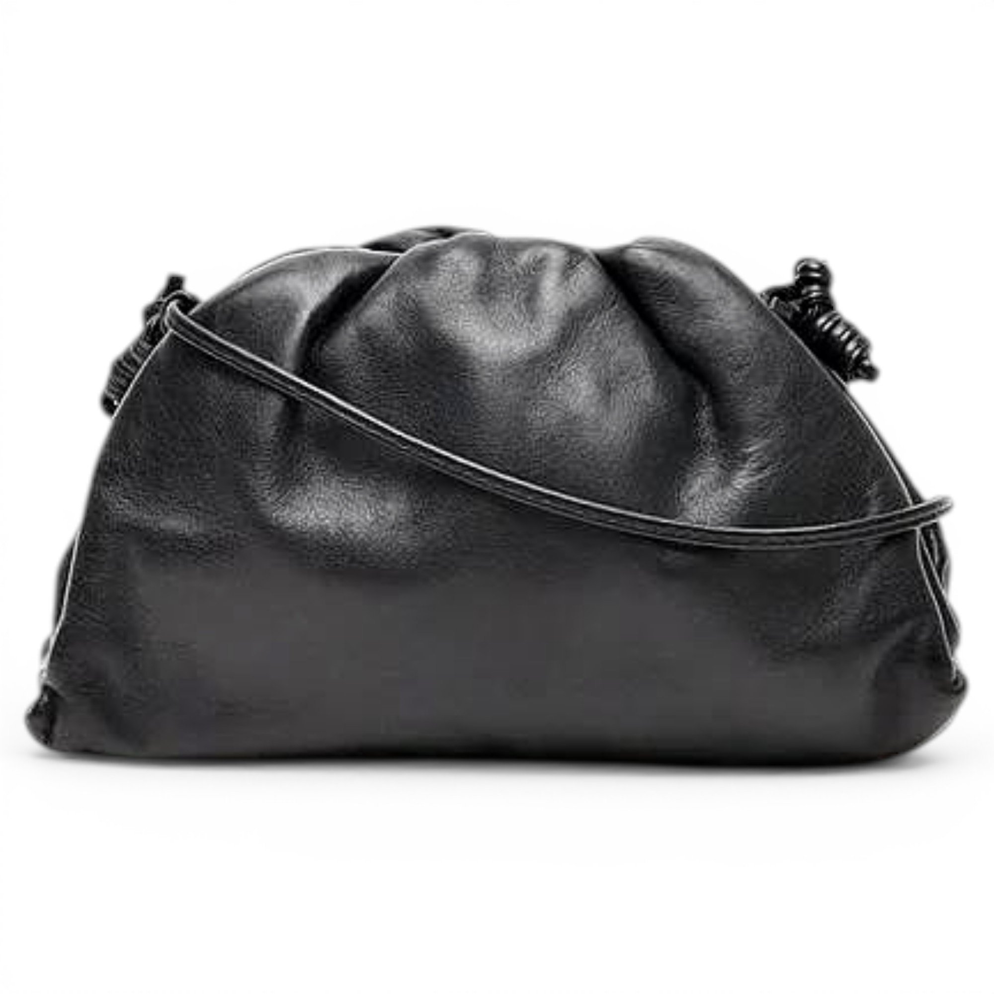 Pouch leather handbag