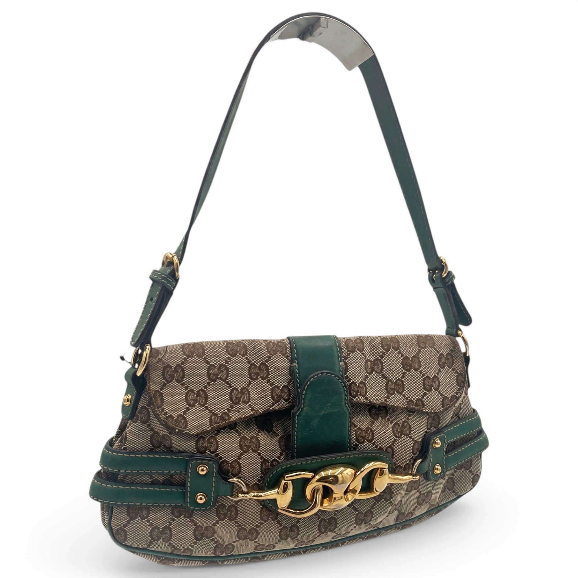 Horsebit Chain cloth handbag