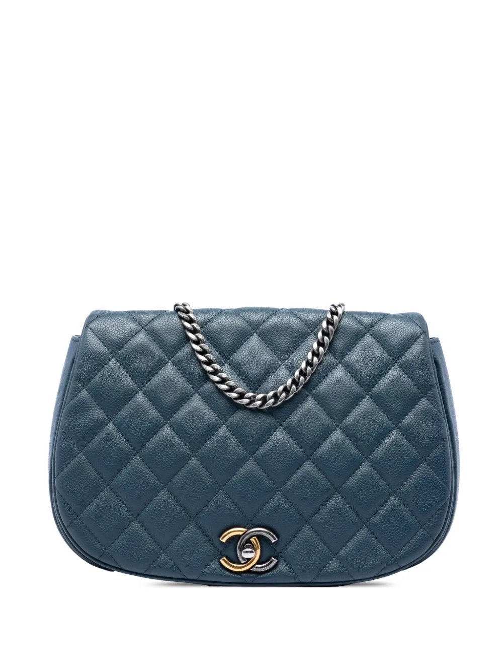 2016-2017 Medium Quilted Caviar Casual Pocket Flap crossbody bag