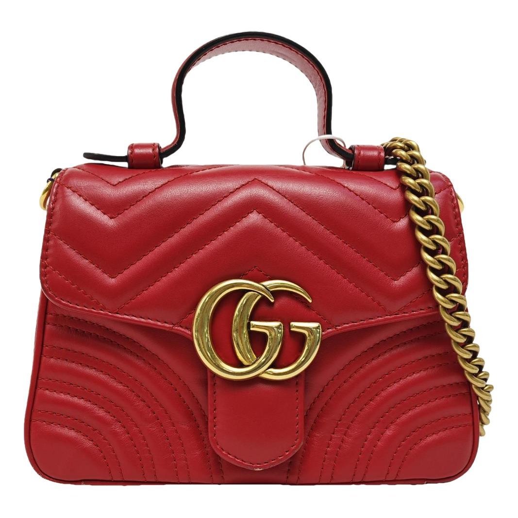 GG Marmont Flap leather handbag