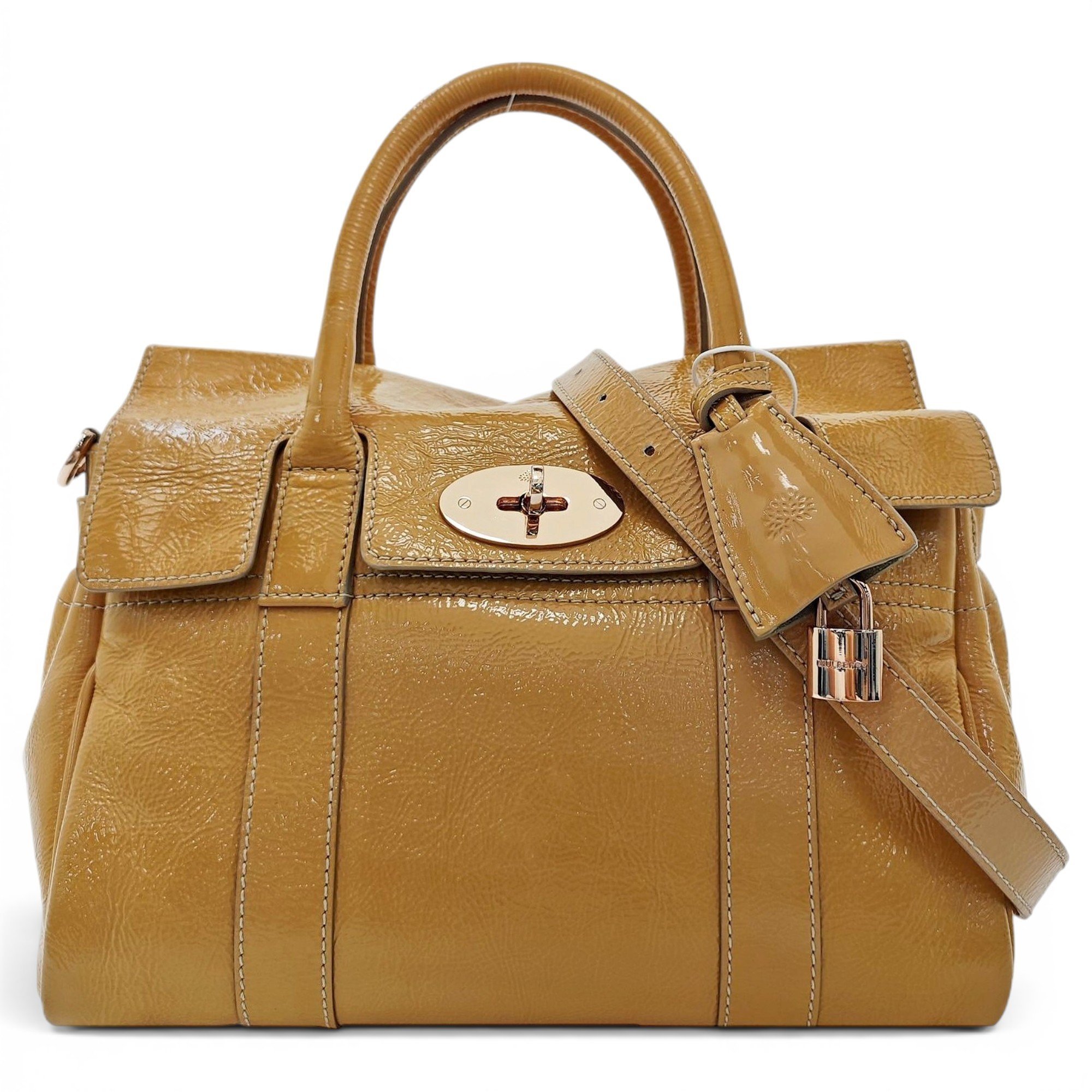 Mulberry Bayswater Small patent leather handbag