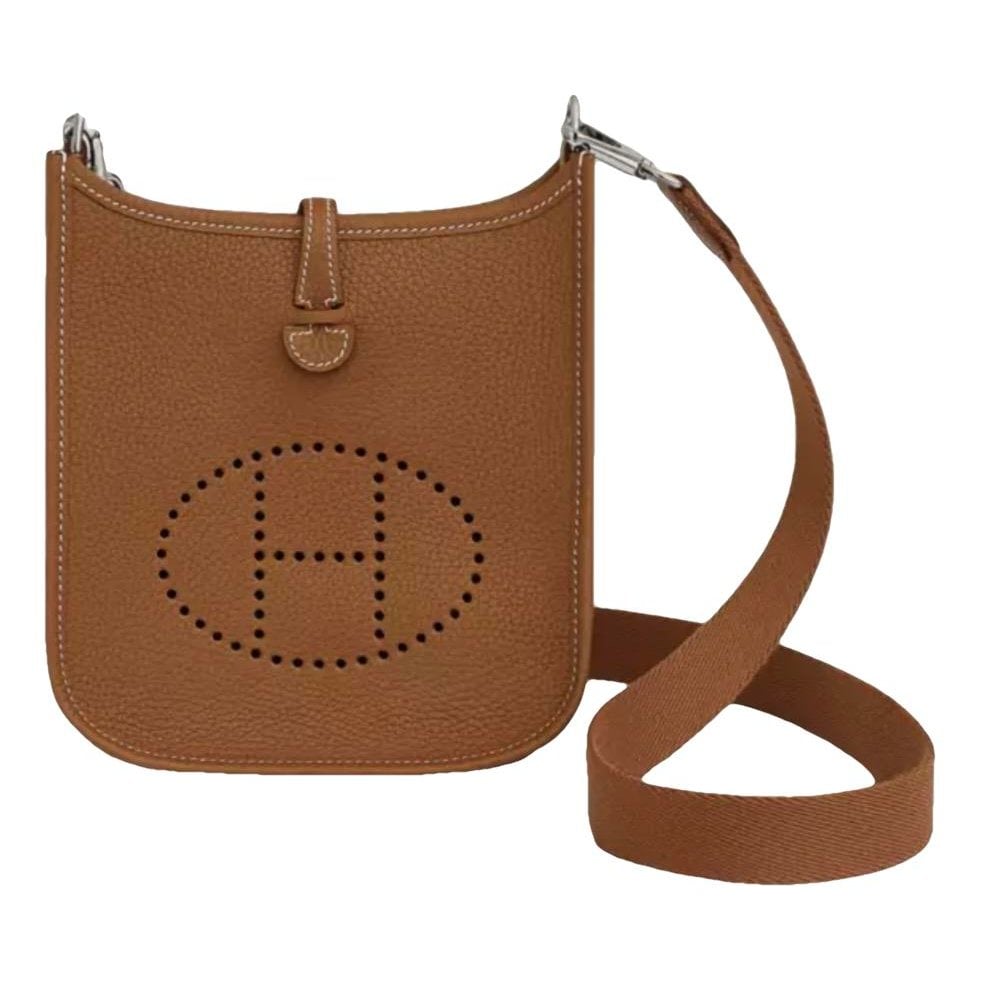 Hermes Evelyne Handbag Gold