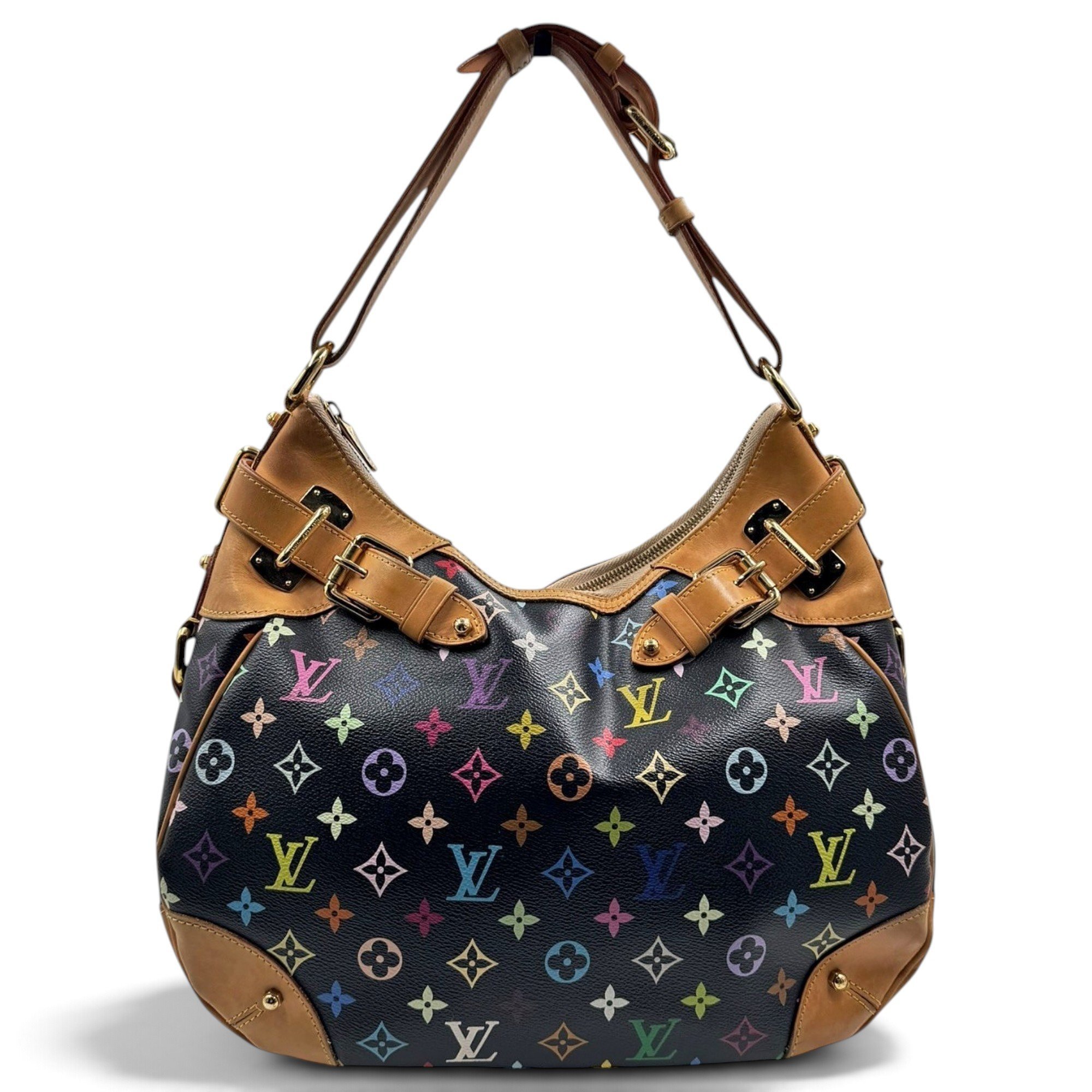 Greta leather handbag
