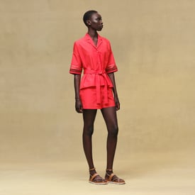 Embroidered beach tunic