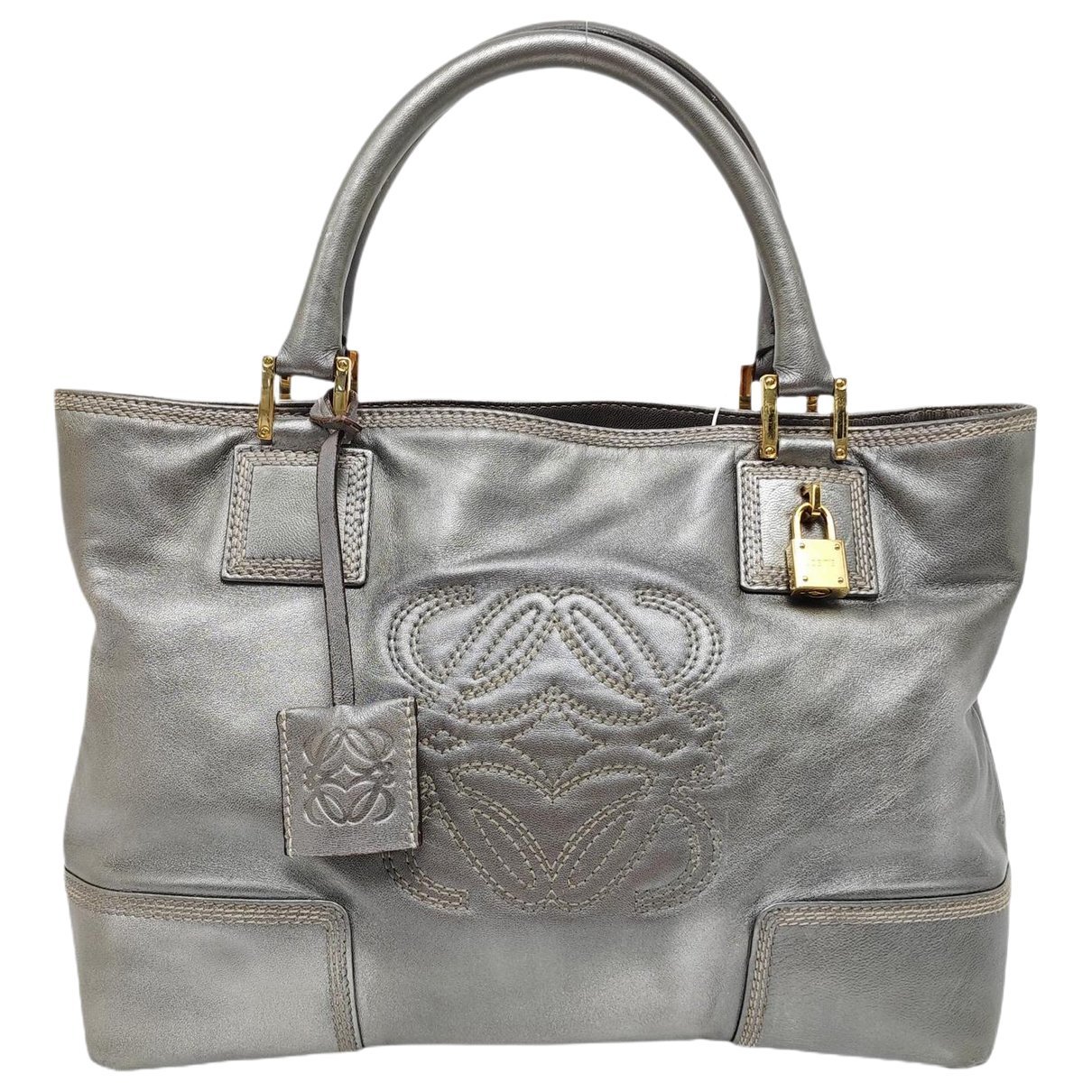 T Shopper leather handbag