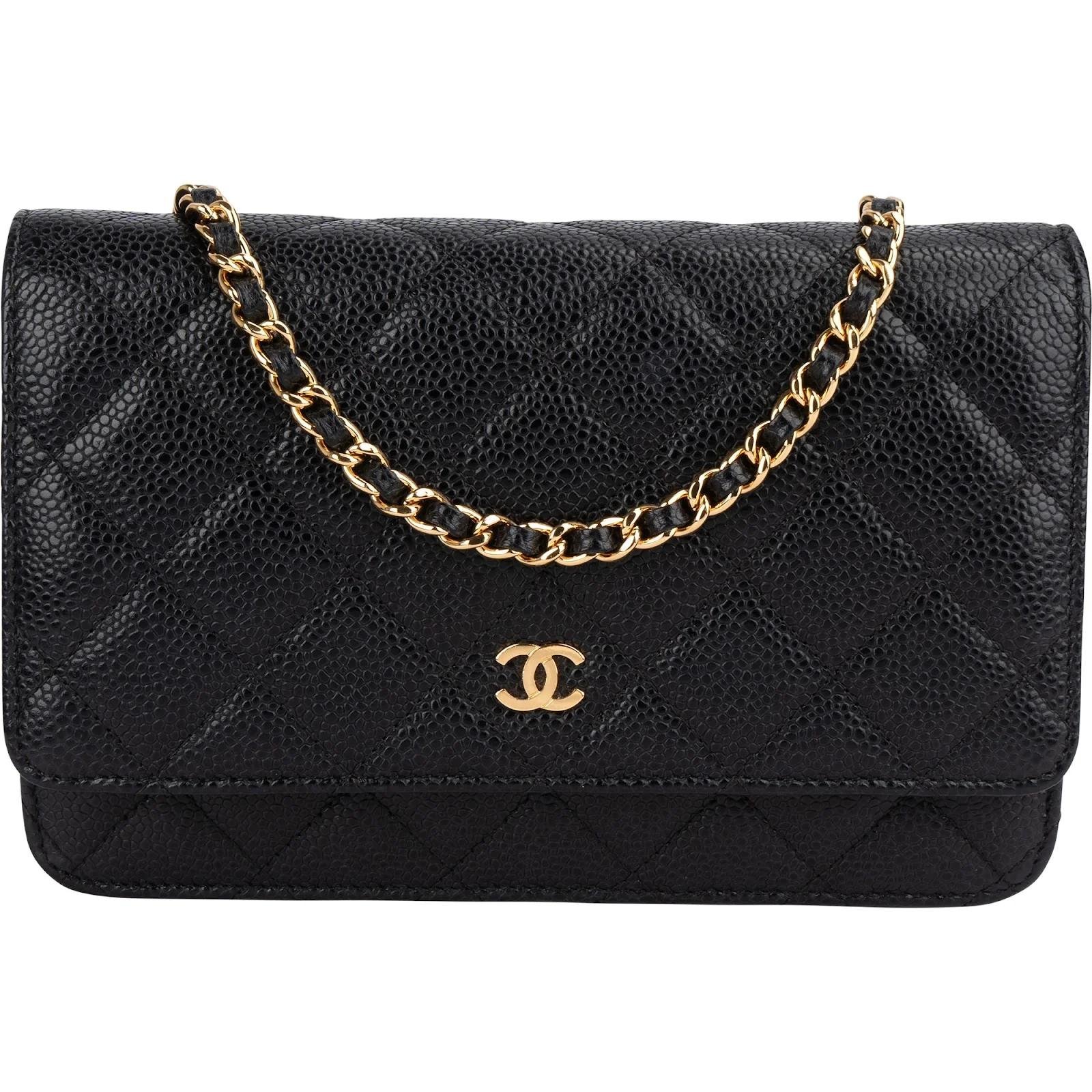 Wallet On Chain leather crossbody bag