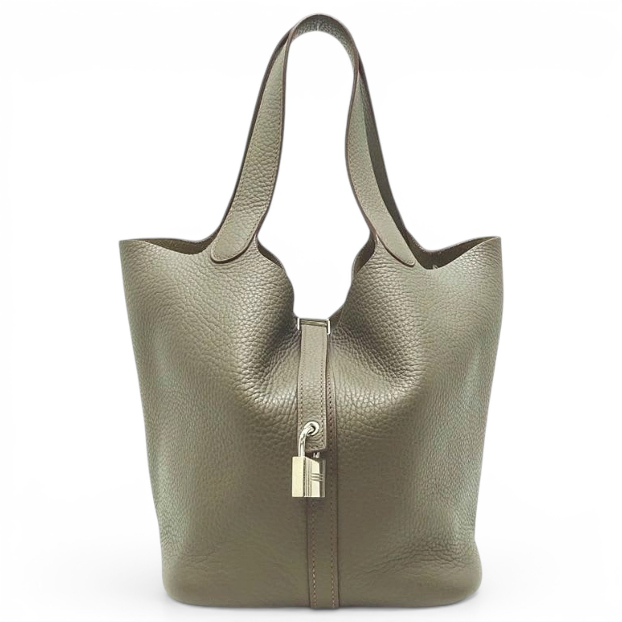 Picotin leather handbag