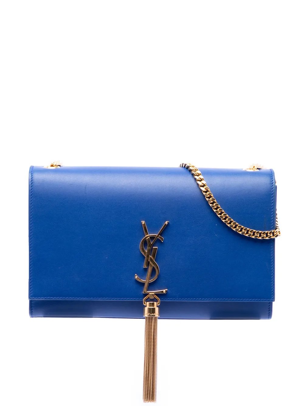 2015 Medium Smooth Calfskin Monogram Kate Tassel crossbody bag