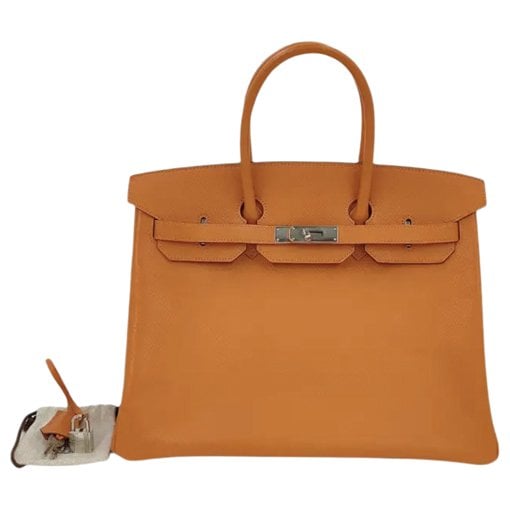 Birkin 35 leather handbag