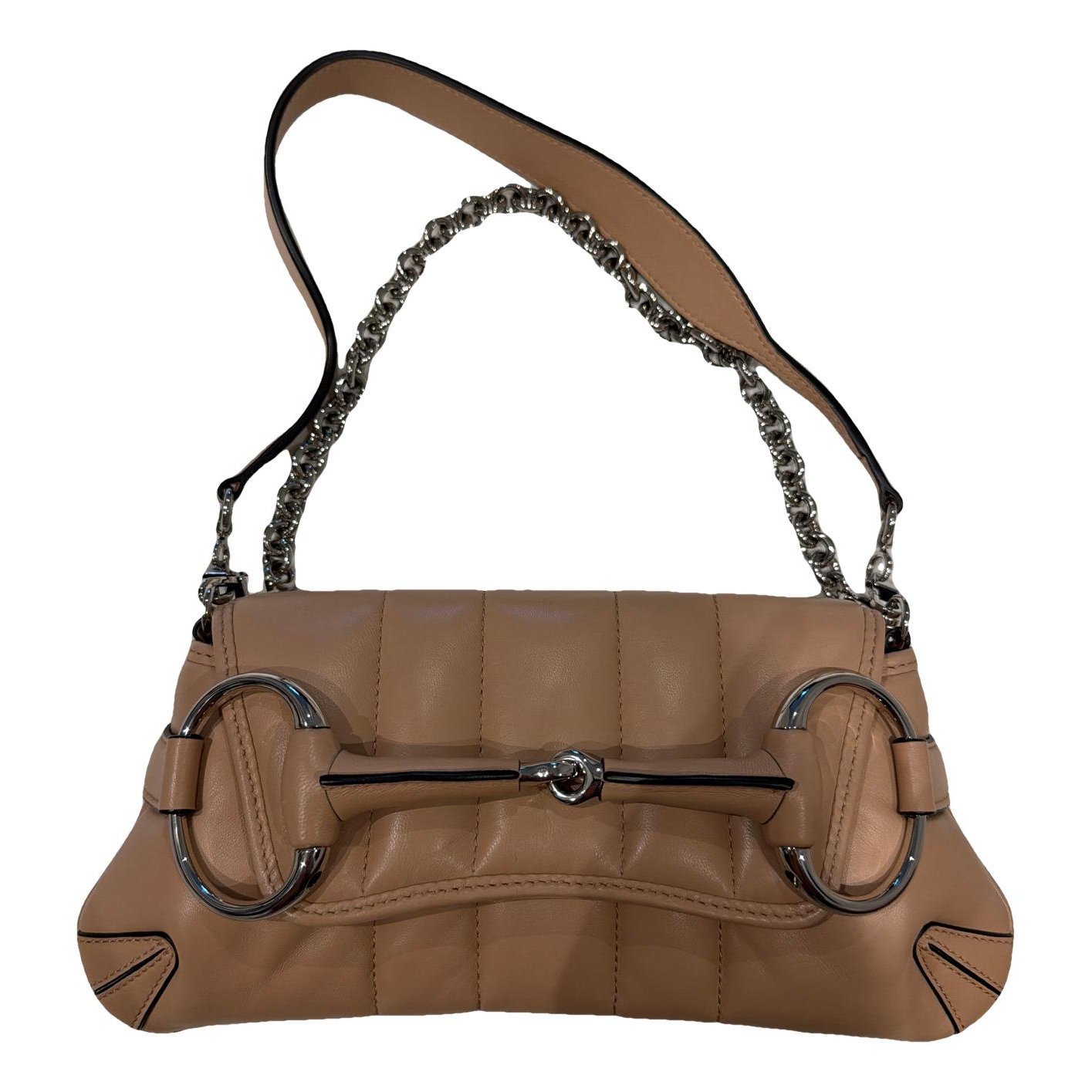 Horsebit Chain leather handbag