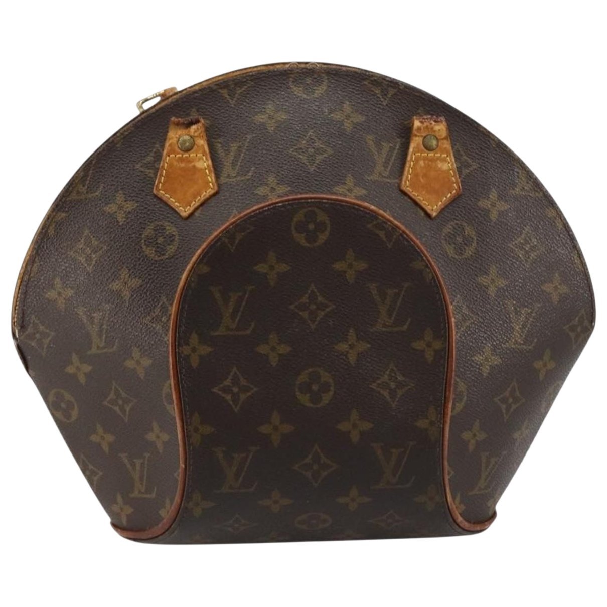 Ellipse leather handbag