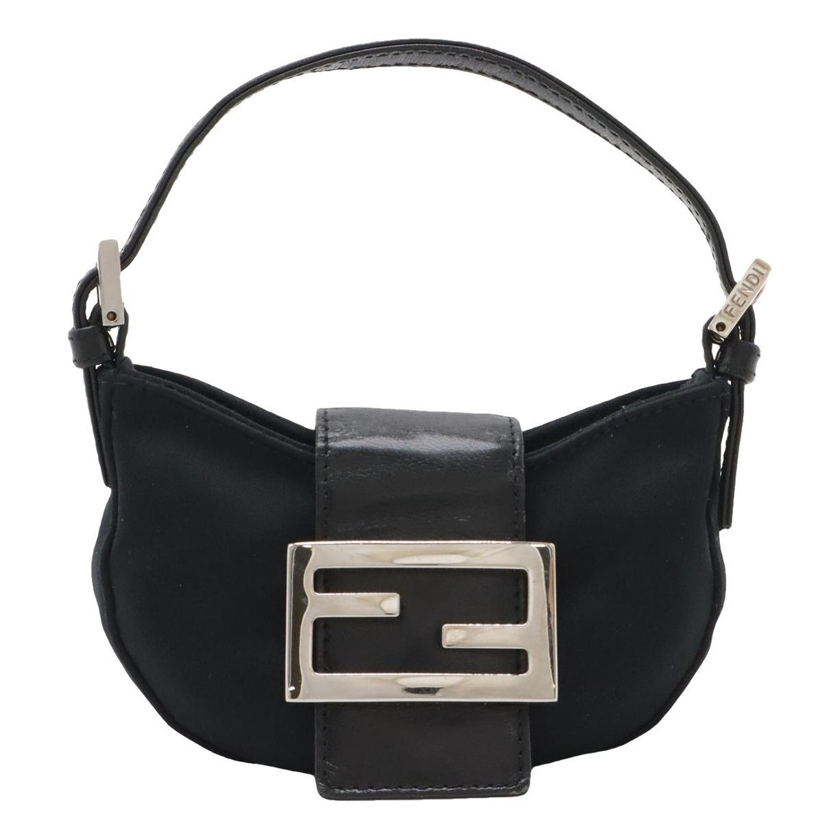 Croissant leather mini bag