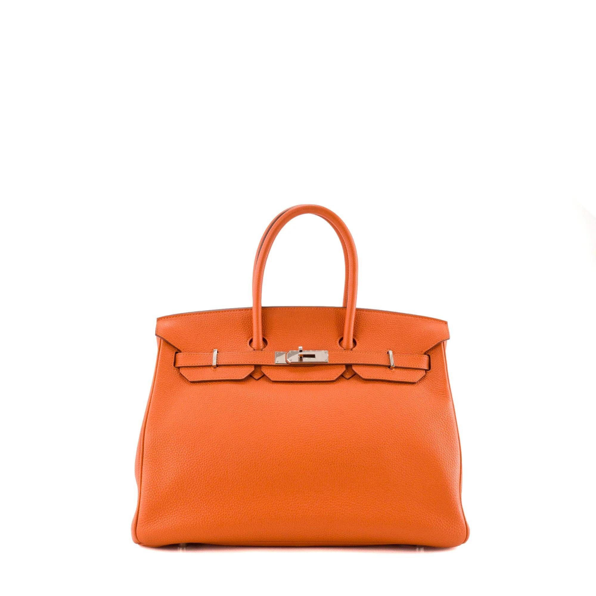 Birkin 35 leather handbag