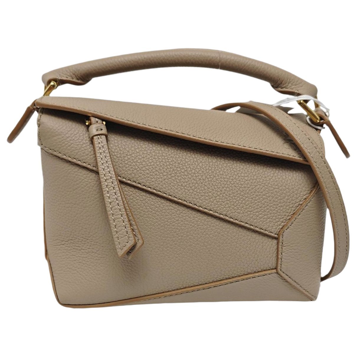 Puzzle leather mini bag