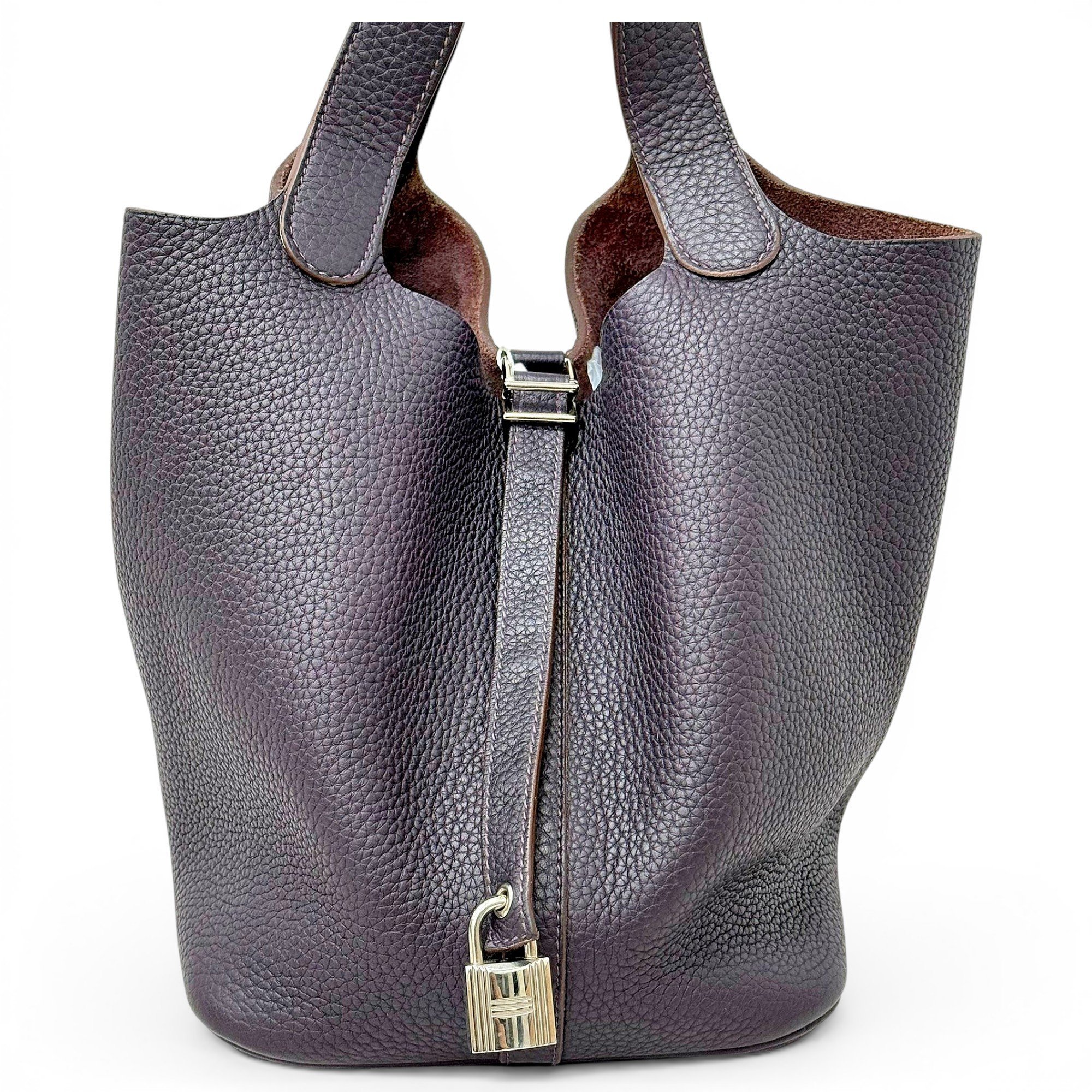 Picotin leather handbag