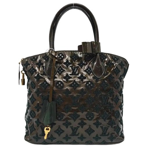 Lockit patent leather handbag