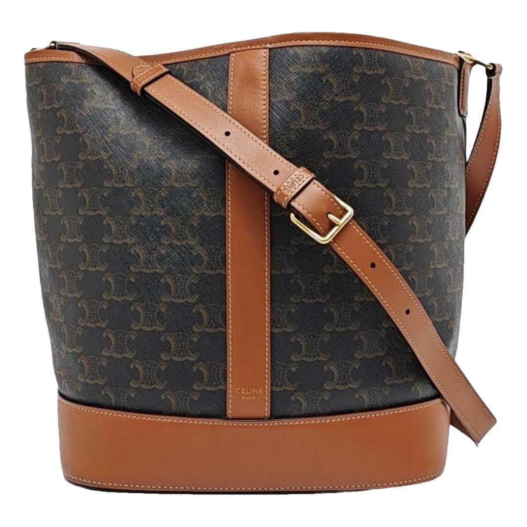 Triomphe leather handbag
