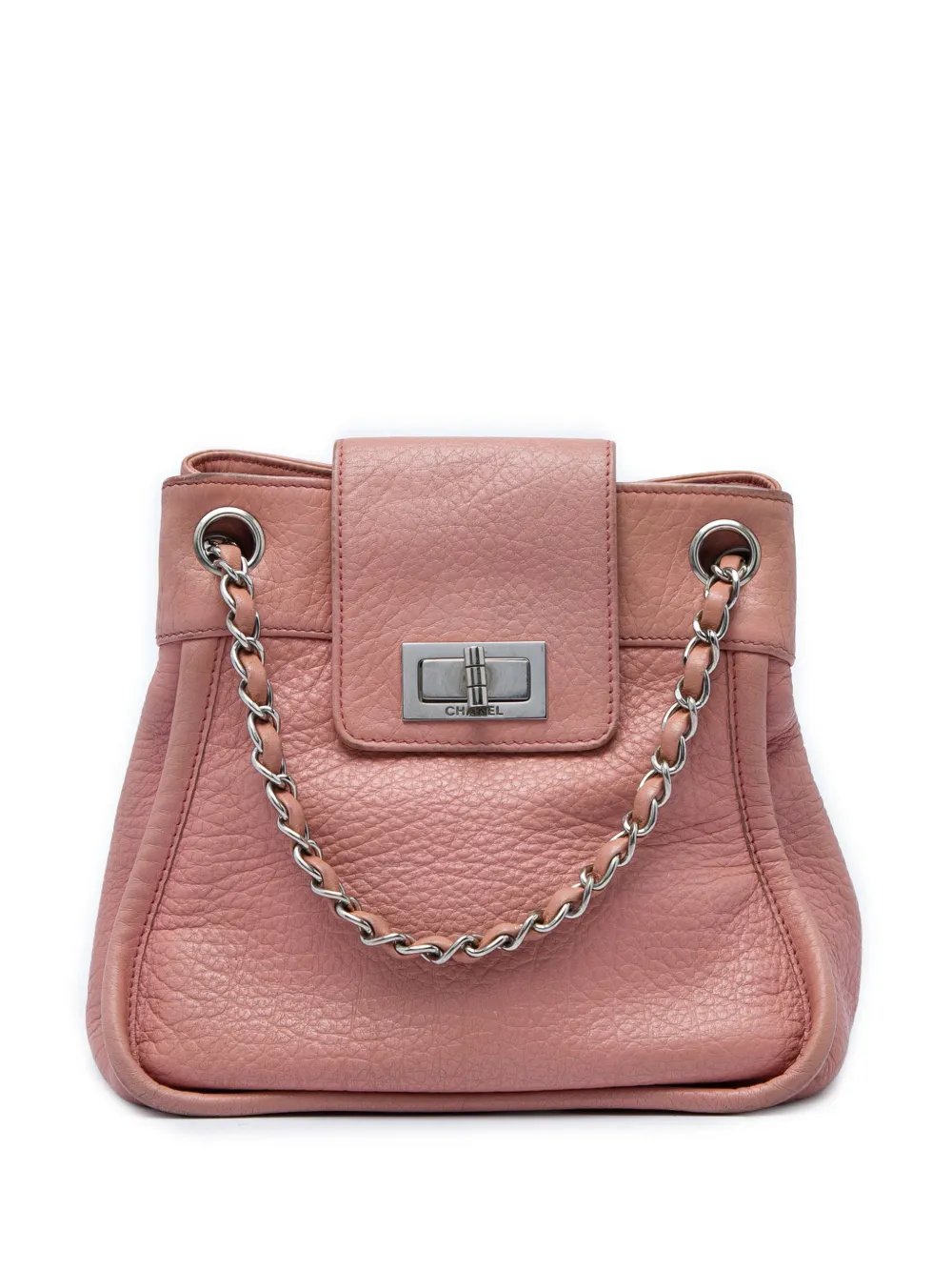 2003-2004 Grained Calfskin Reissue 2.55 Mademoiselle Accordion shoulder bag