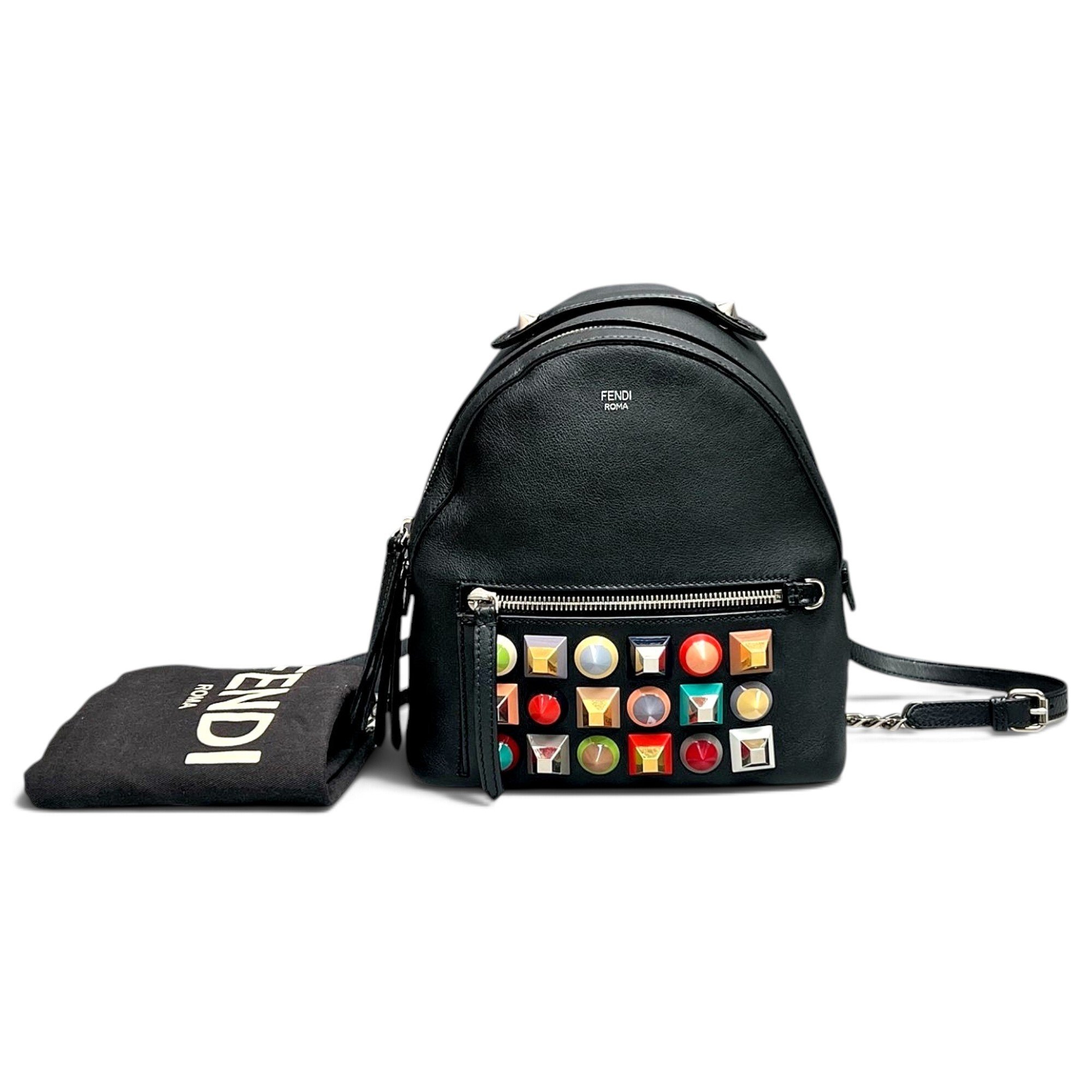 Leather backpack