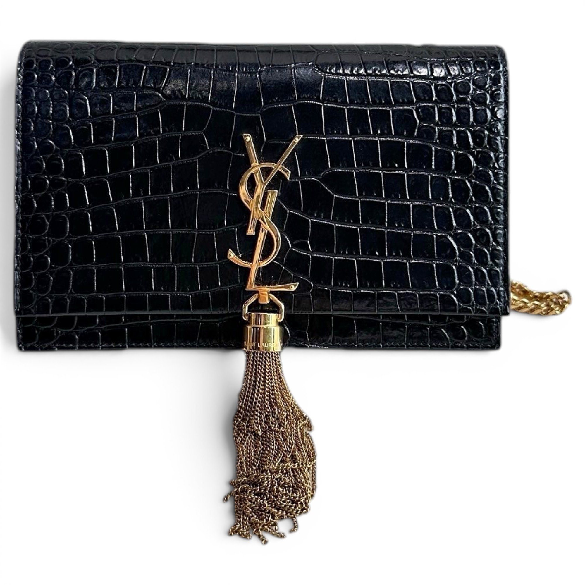 Pompom Kate leather handbag