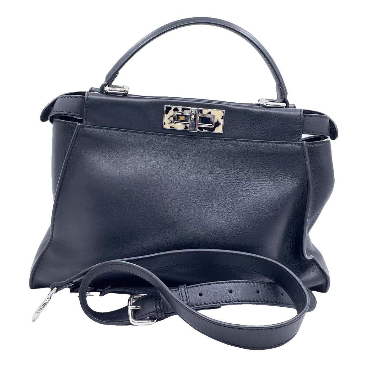 Peekaboo leather handbag
