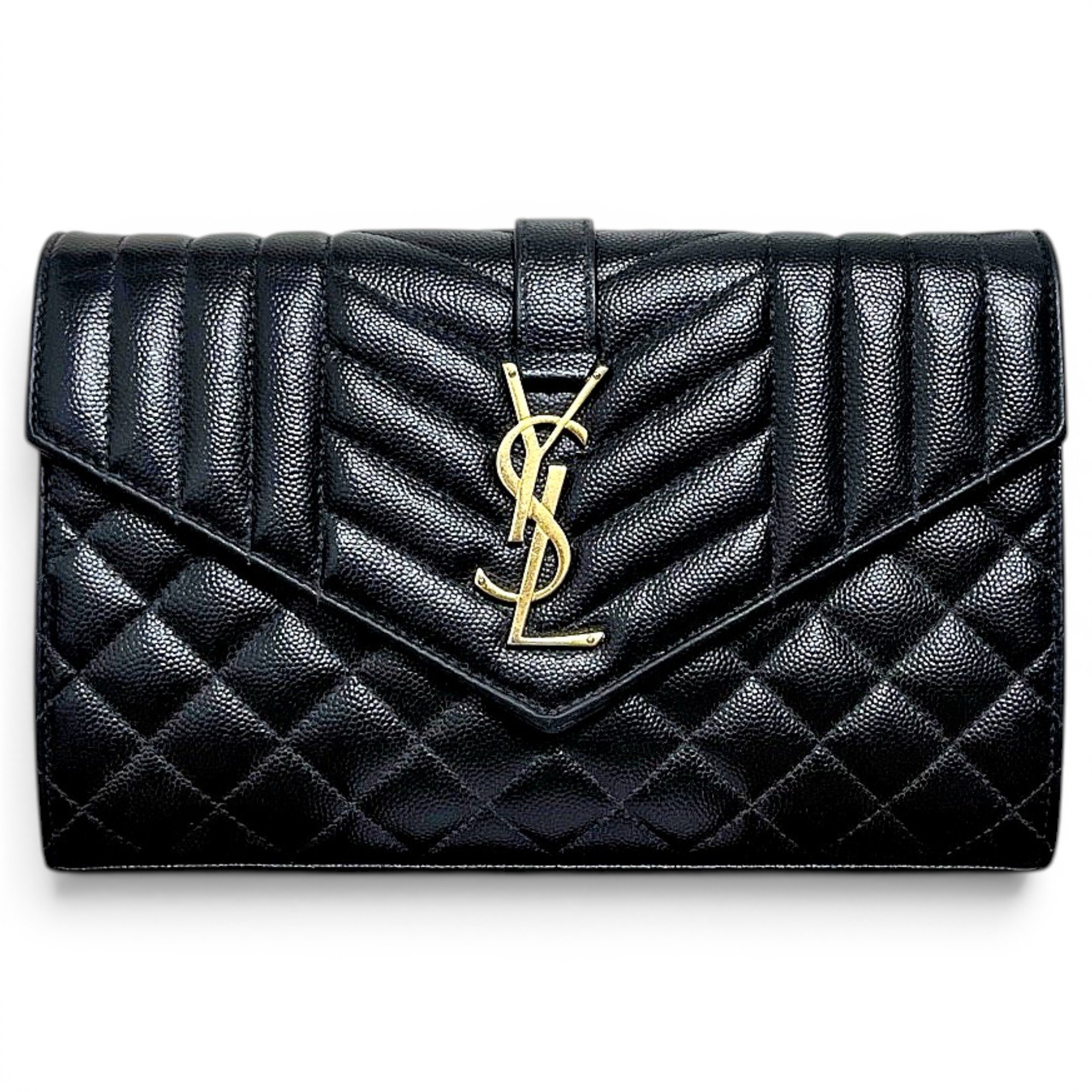 Portefeuille enveloppe leather handbag