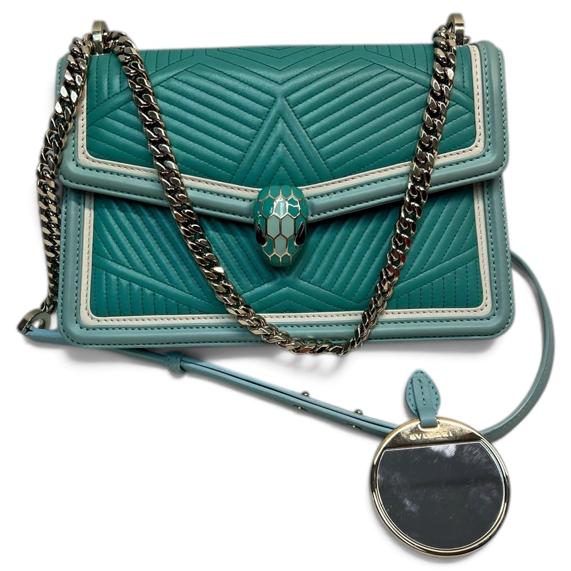 Serpenti pony-style calfskin handbag