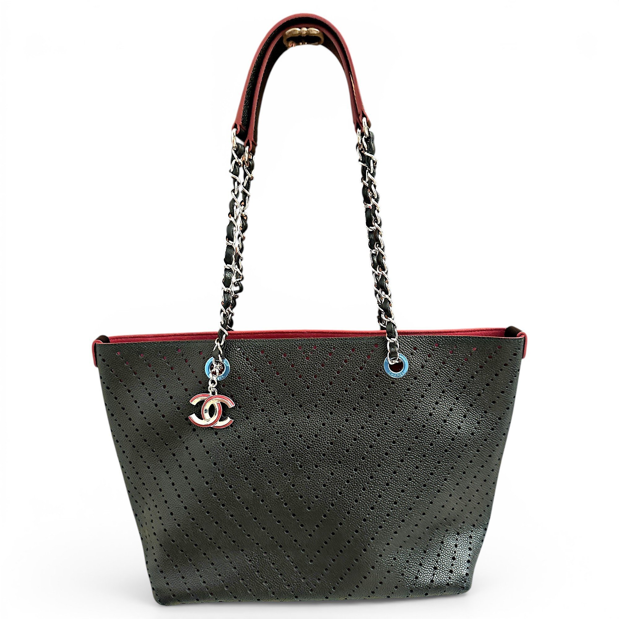 Leather tote
