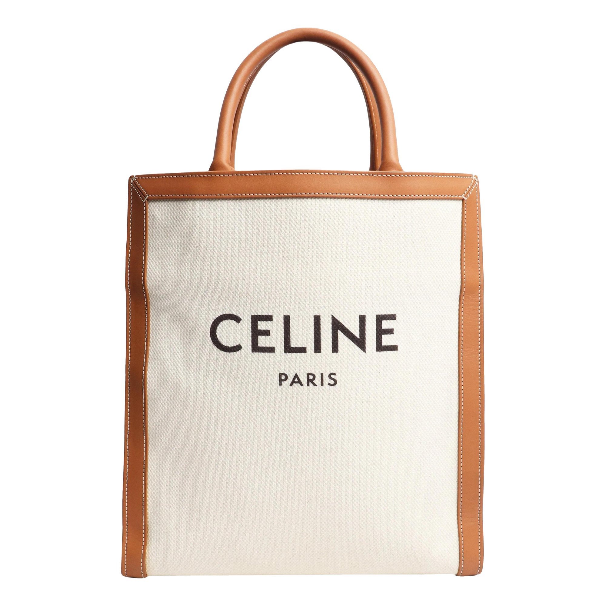 Cabas leather handbag