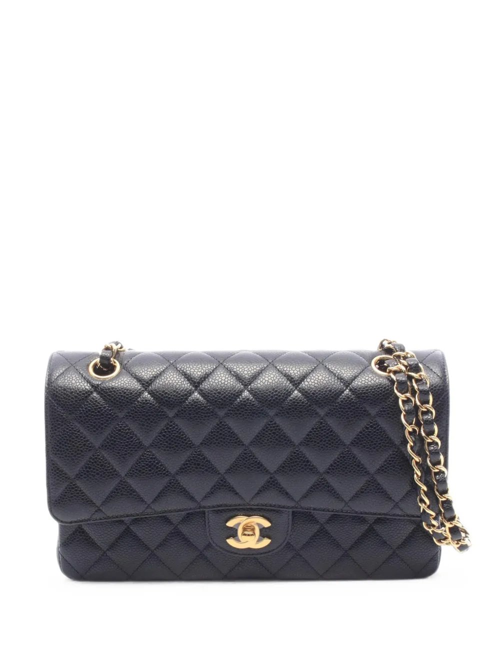 Matelassé leather shoulder bag