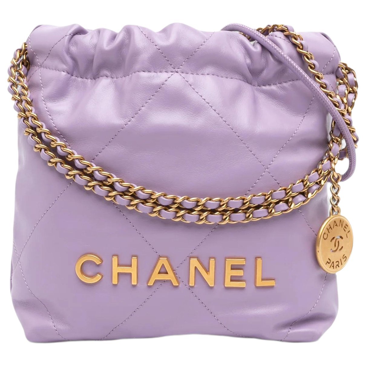 Chanel 22 leather satchel