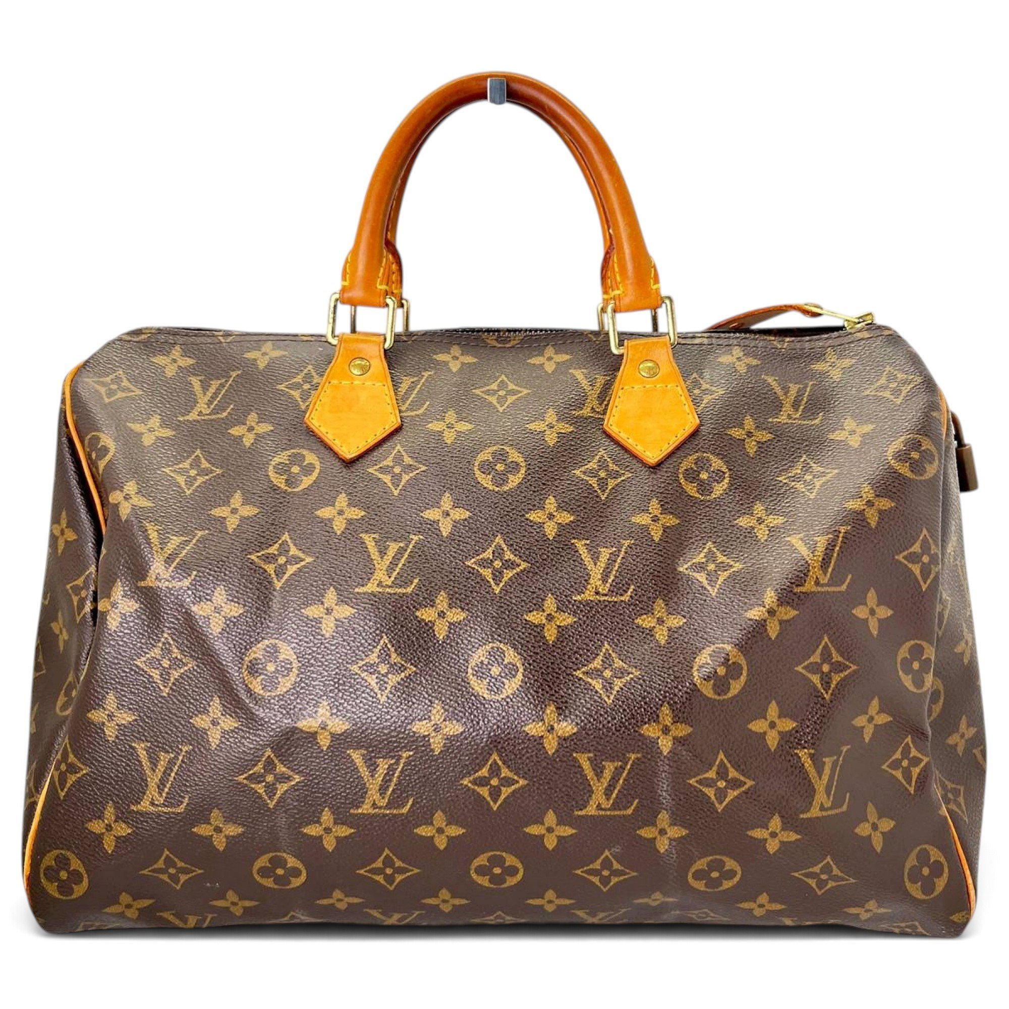 Speedy leather handbag