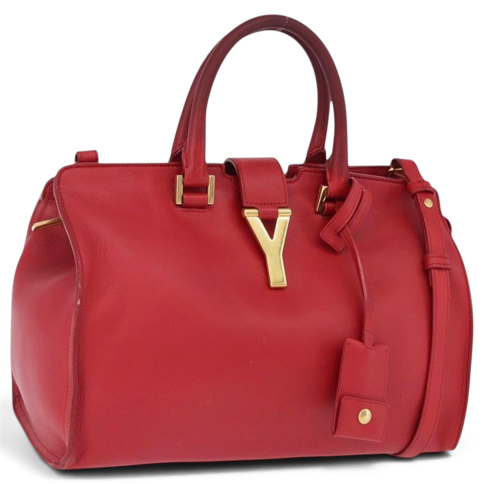 Y leather handbag