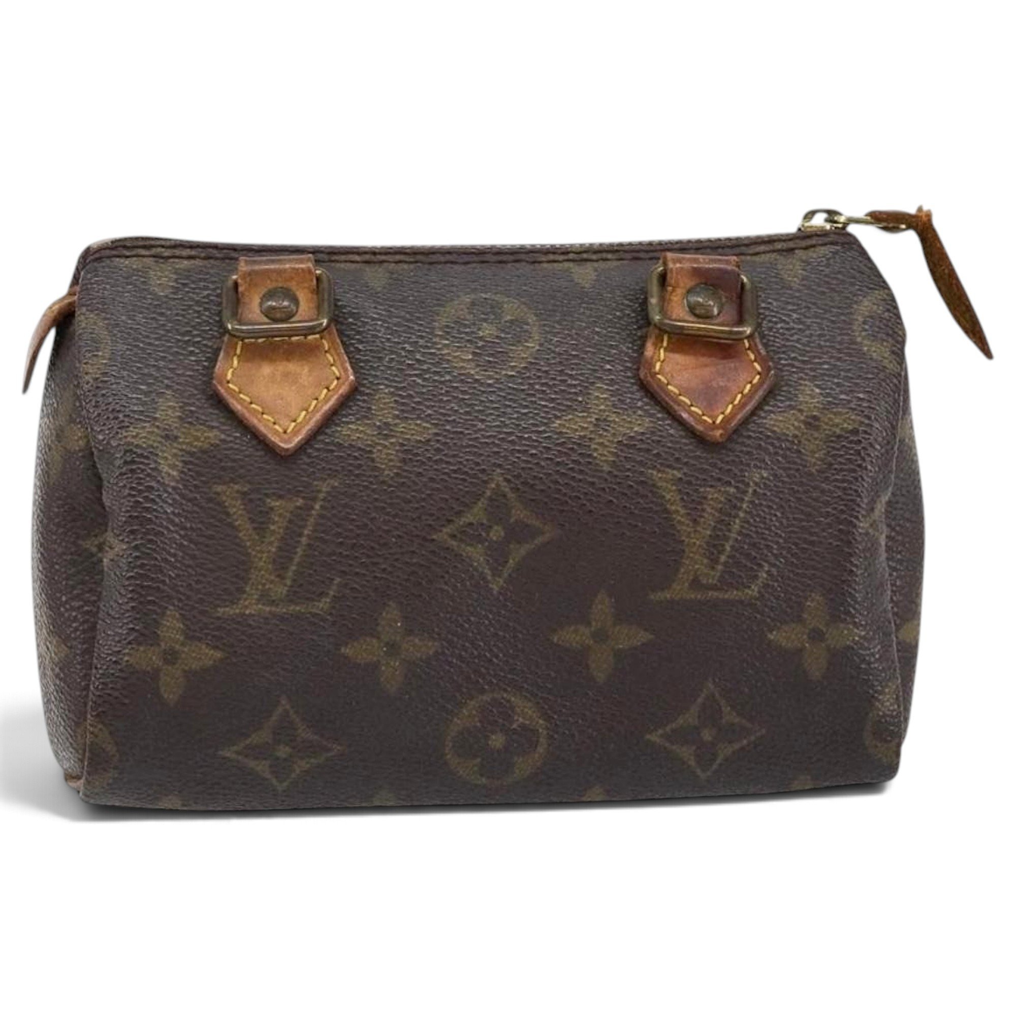 Speedy leather handbag