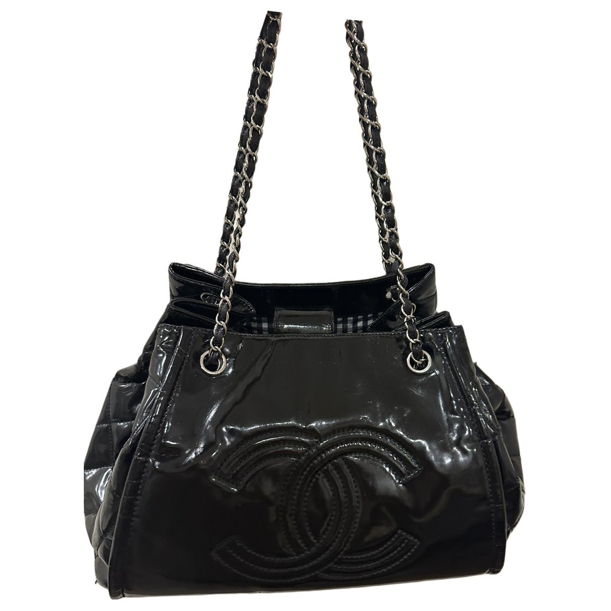 Vinyl handbag