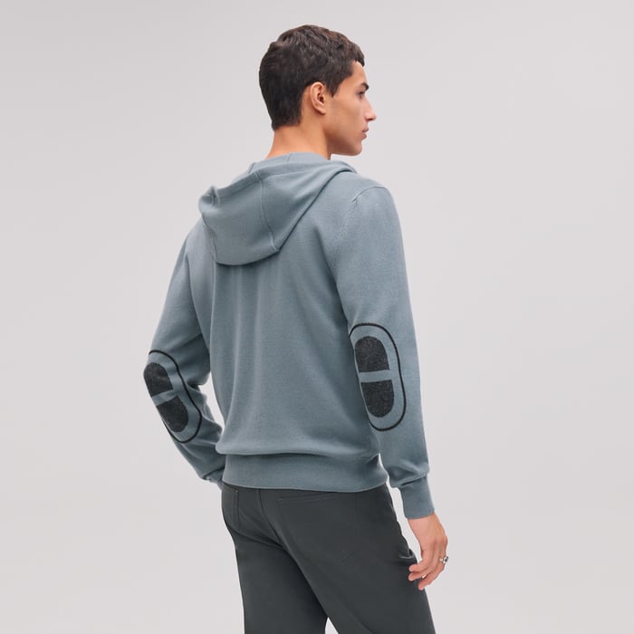Eucalyptus Cashmere "Maillon Chaine d'Ancre" Hooded Jacket