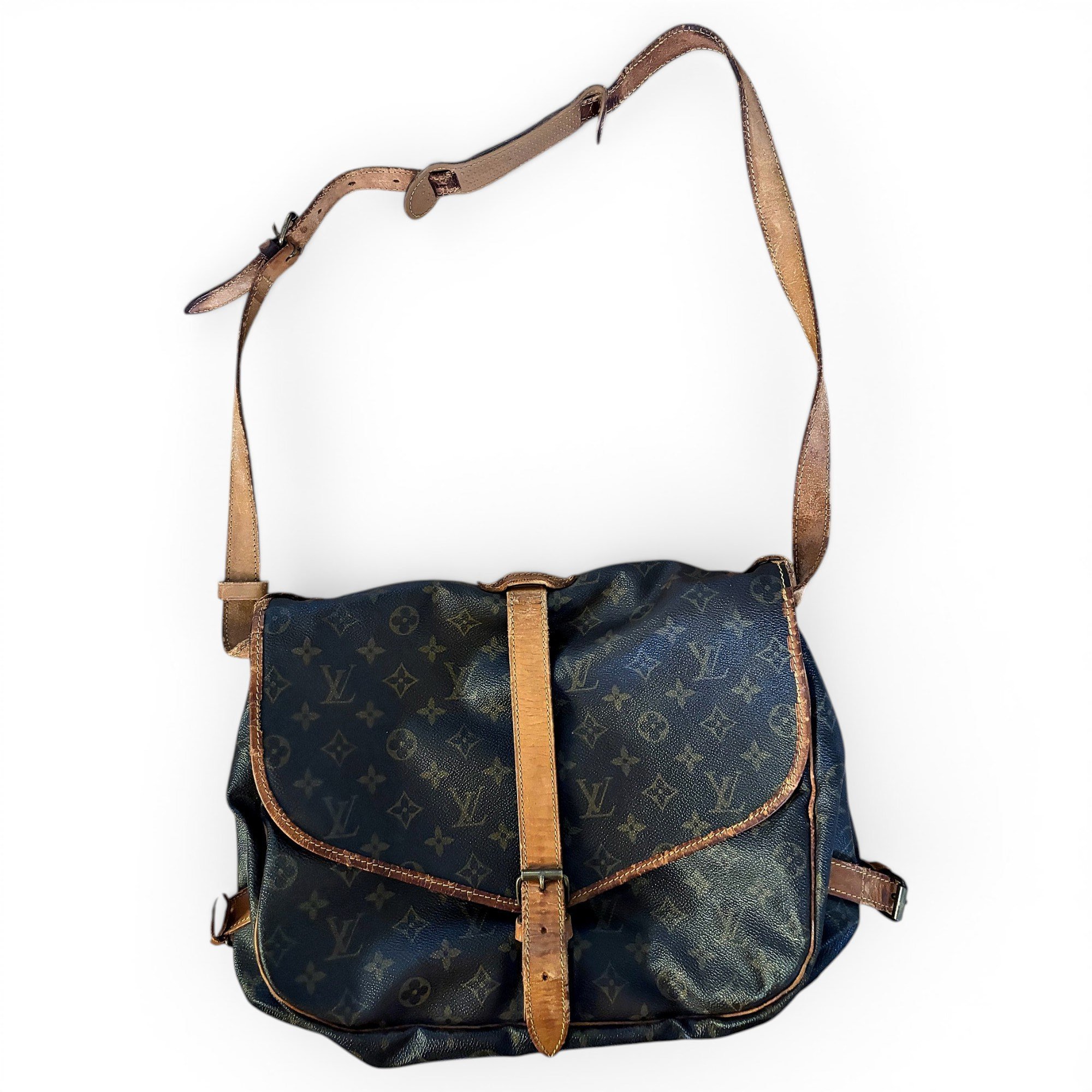 Saumur leather satchel