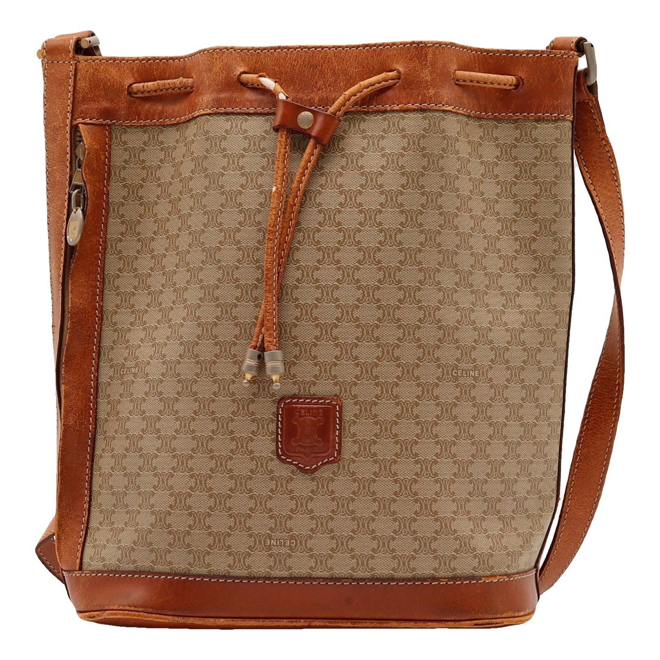 Triomphe leather handbag