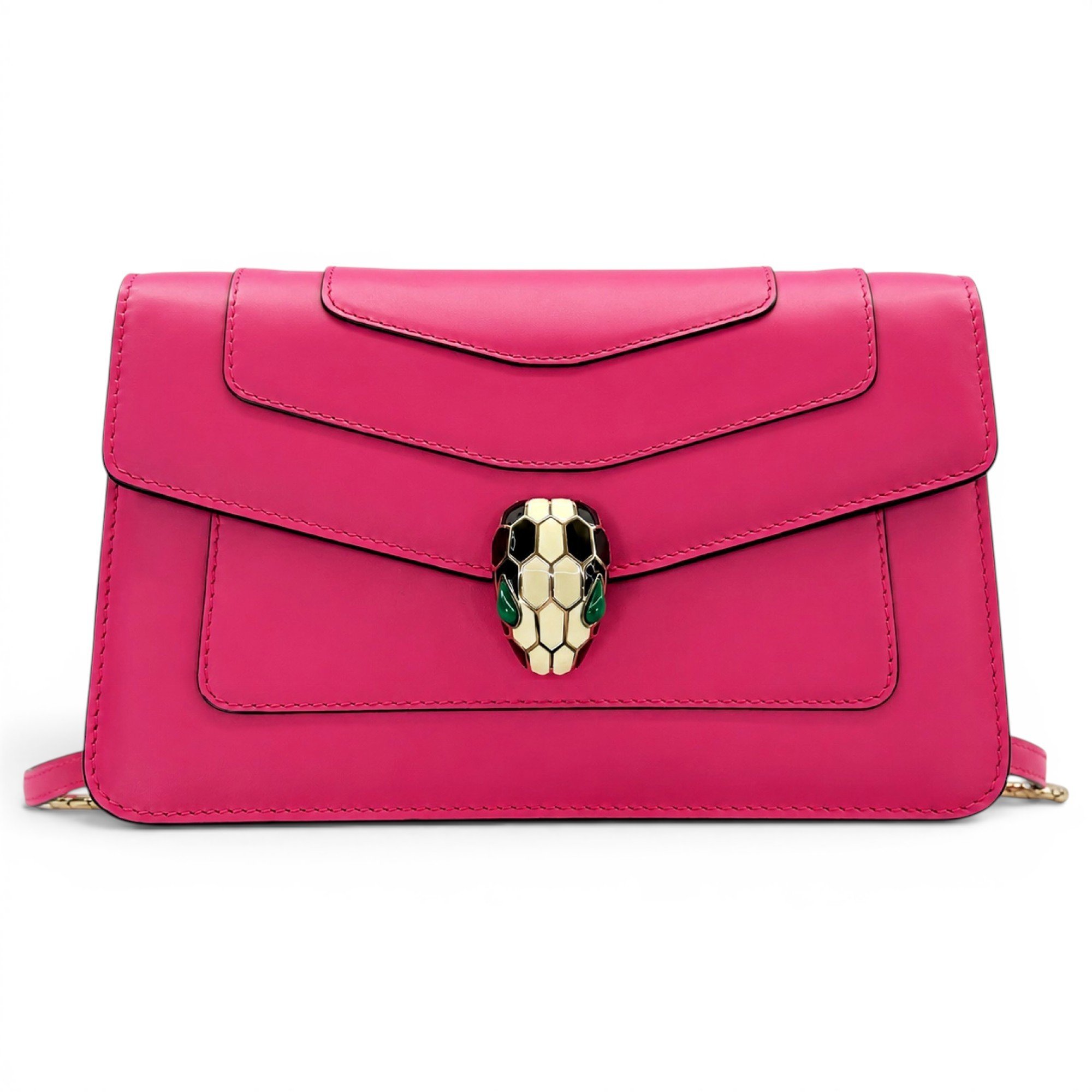 Serpenti leather crossbody bag