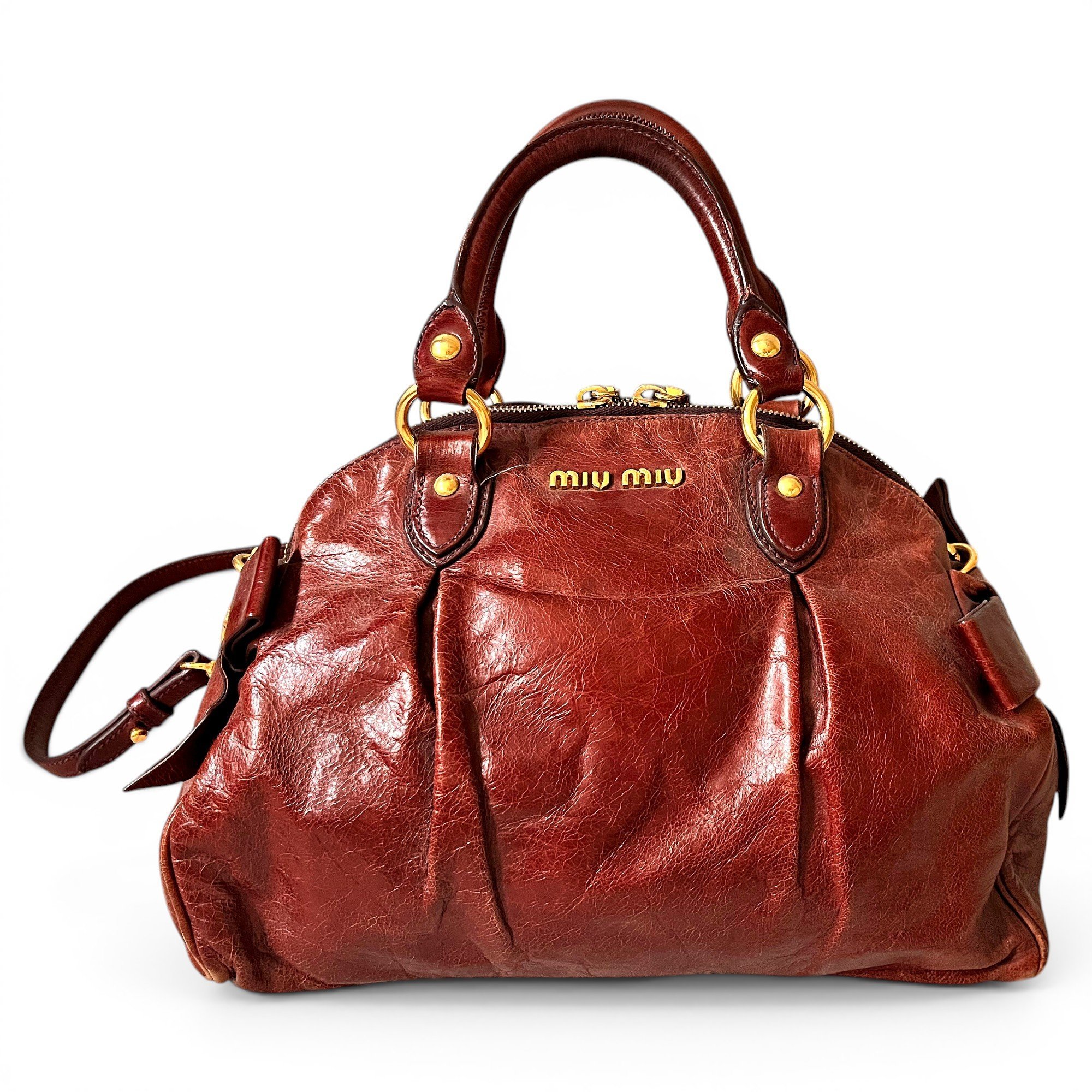 Vitello leather handbag