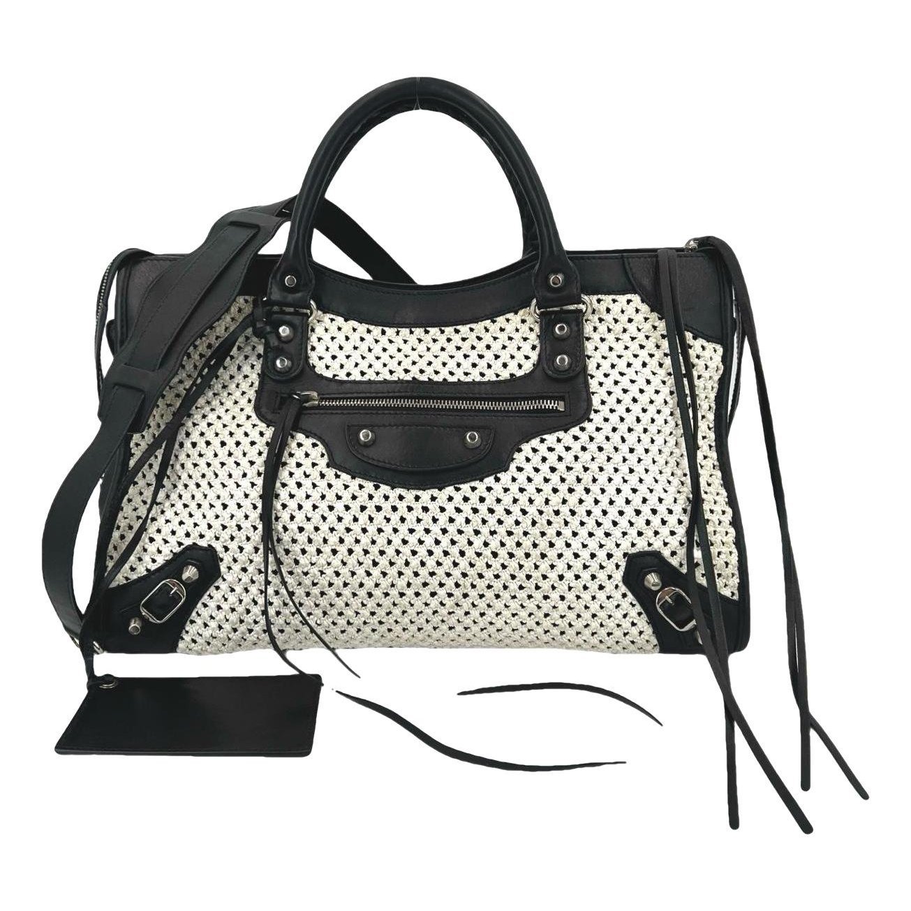 City leather bag