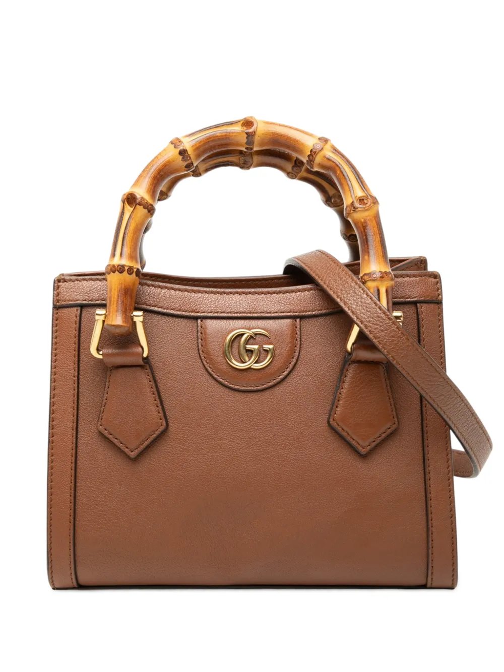 2000-2015 Mini Calfskin Bamboo Diana satchel