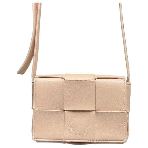 Cassette leather crossbody bag